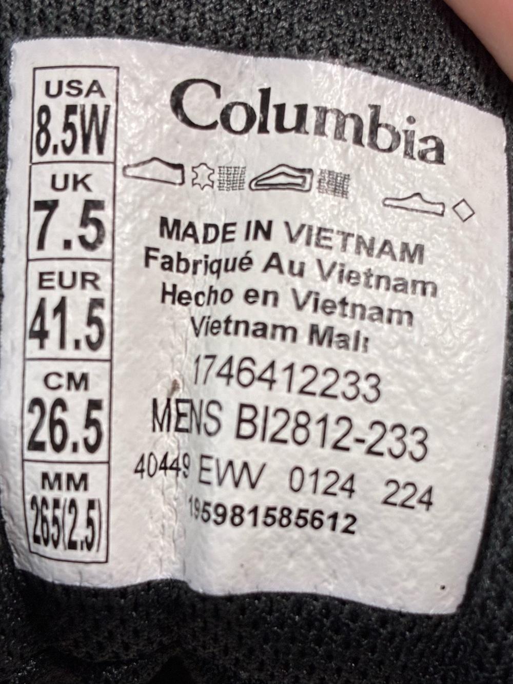Columbia Men's Newton Ridge Plus II Suede Waterproof Hiking Boot Size 8.5W NEW - Picture 8 of 8